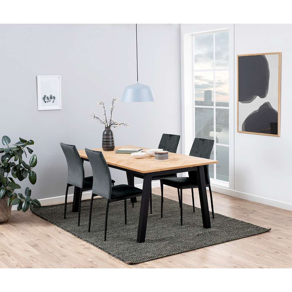 home24 Polsterstuhl Domenica III (4er-Set)