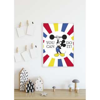 home24 Wandbild Mickey Mouse Do it