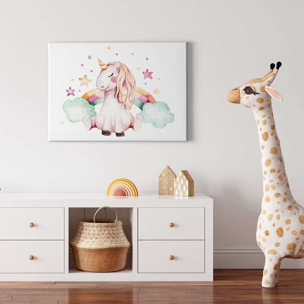 home24 Wandbild Dreaming Unicorn