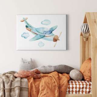 home24 Leinwandbild Plane