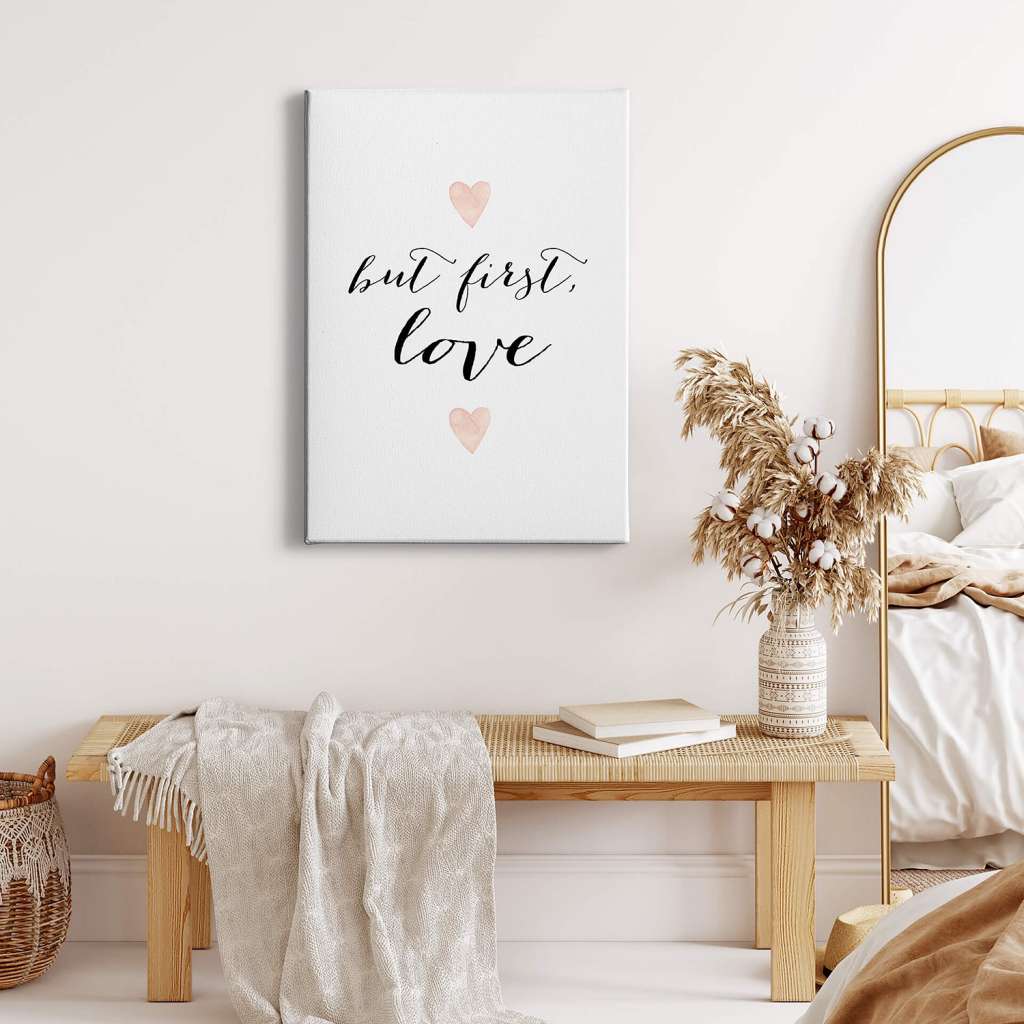 home24 Leinwandbild But first Love