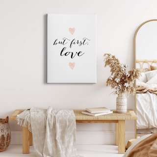 home24 Leinwandbild But first Love