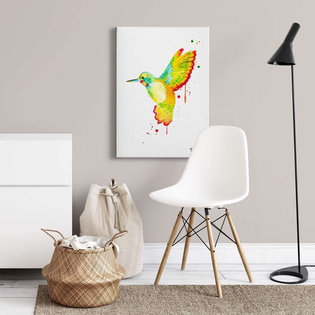 home24 Leinwandbild Hummingbird