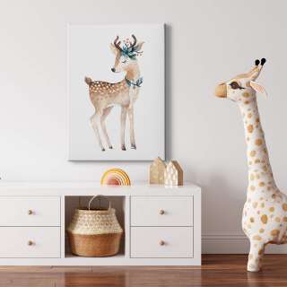 home24 Leinwandbild Reh Fawn