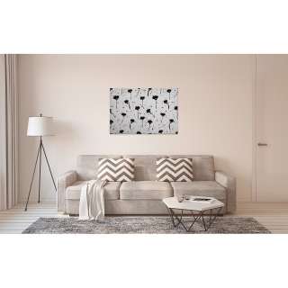 home24 Wandbild Blumen Terrazzo
