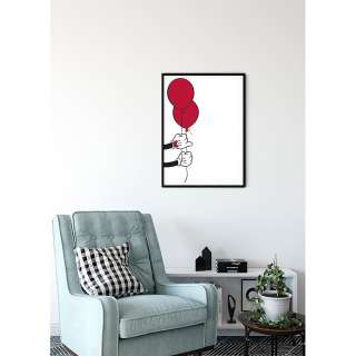 home24 Wandbild Mickey Mouse Balloon