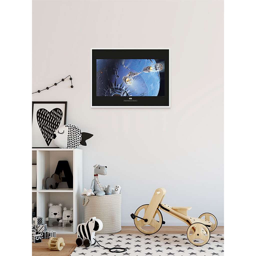 home24 Wandbild Star Wars Death Star Attack