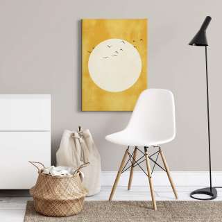 home24 Leinwandbild Sunshine Gold