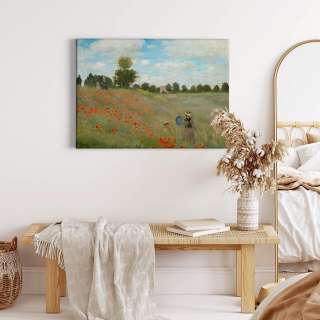 home24 Leinwandbild Poppy Field