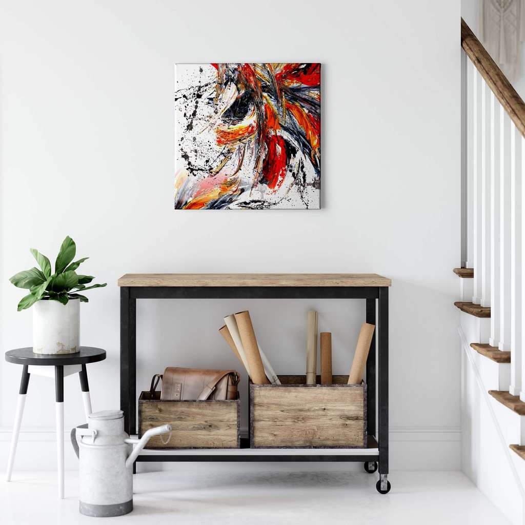 home24 Leinwandbild Internal Eruption