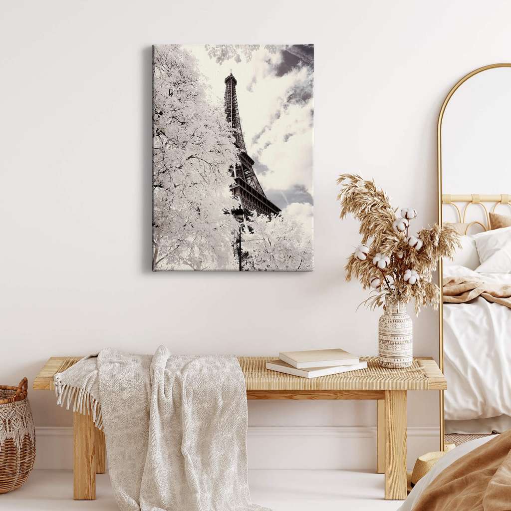 home24 Leinwandbild Paris White Paris