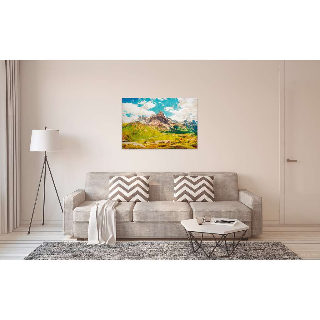 home24 Leinwandbild Berge Dolomiti