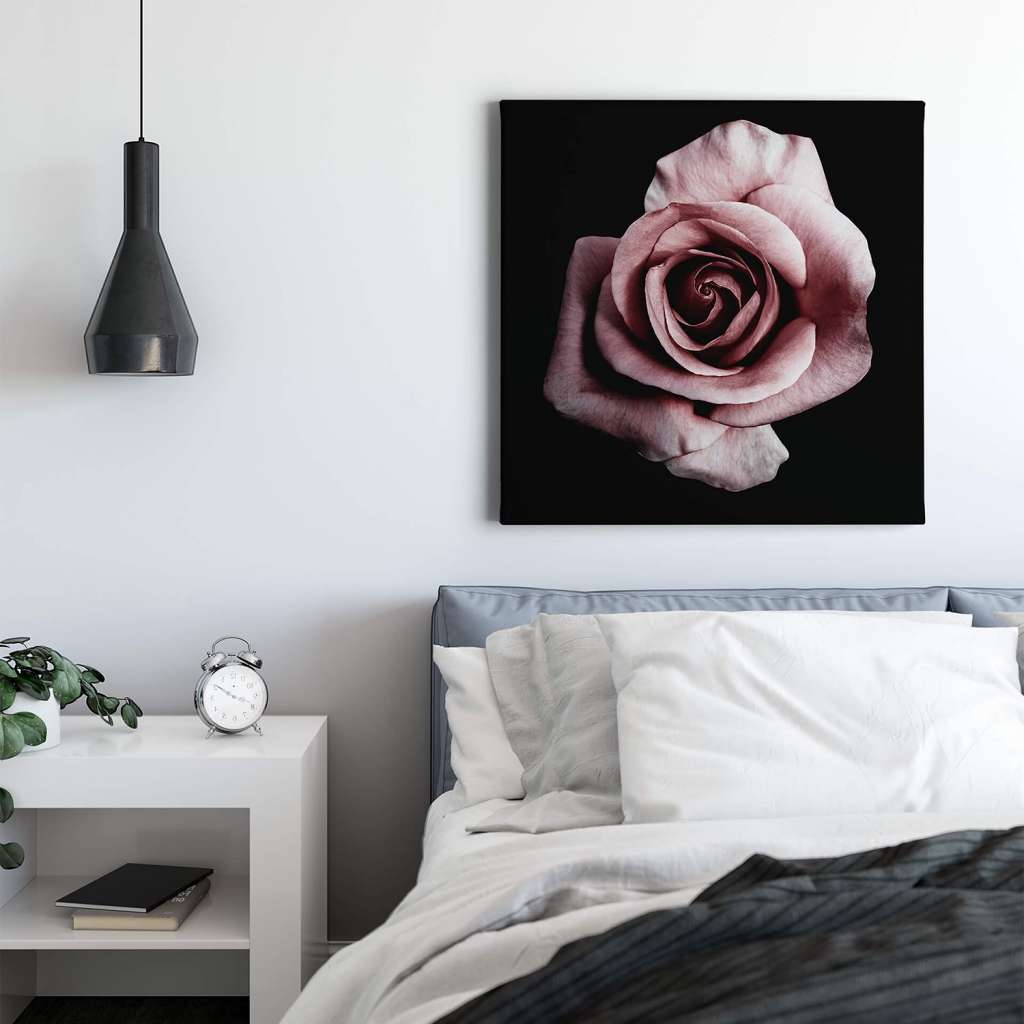 home24 Leinwandbild Single Rose