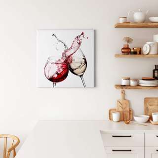 home24 Leinwand Wein Wine Glasses