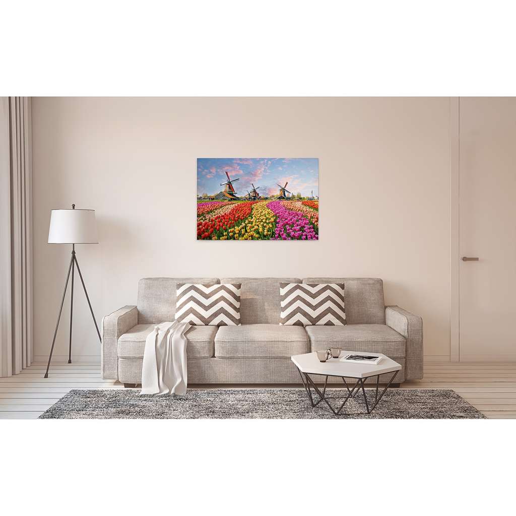 home24 Leinwandbild Tulpen Zaanse Schans