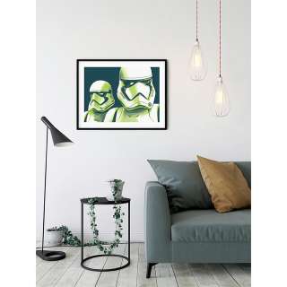 home24 Wandbild Star Wars Faces Stormtrooper