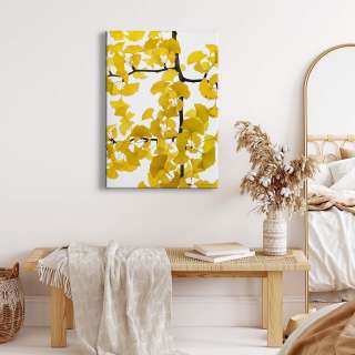 home24 Wandbild Flora Ginko