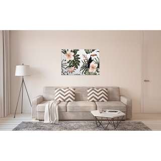 home24 Wandbild Vogel Floral Toucan