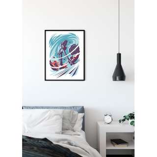 home24 Wandbild Star Wars Vector Hoth