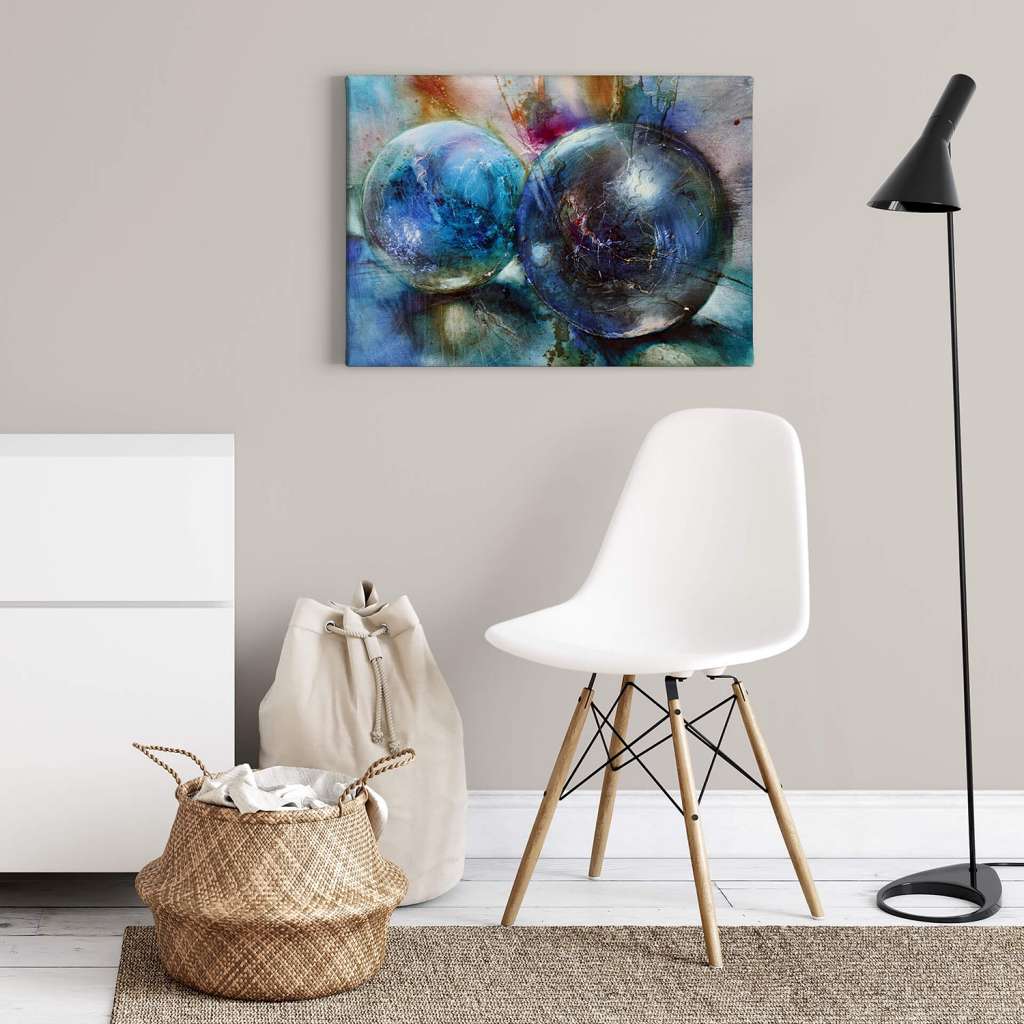 home24 Leinwandbild Blue Mud