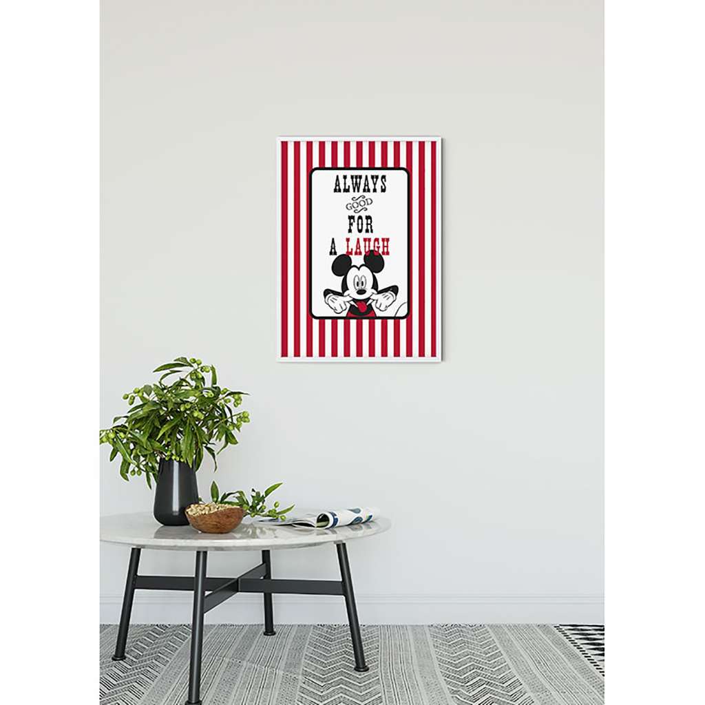 home24 Wandbild Mickey Mouse Laugh