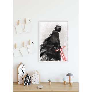 home24 Wandbild Star Wars EP9 Kylo Vader Shadow