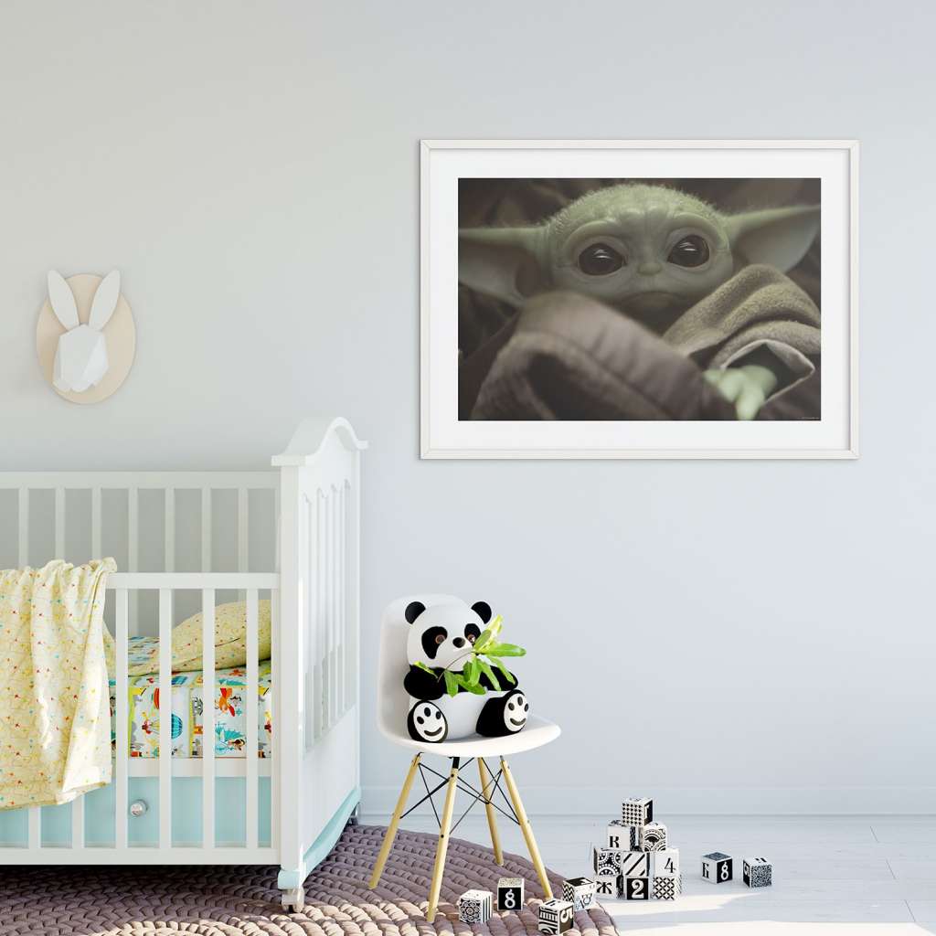 home24 Wandbild Mandalorian The Child Cute Face