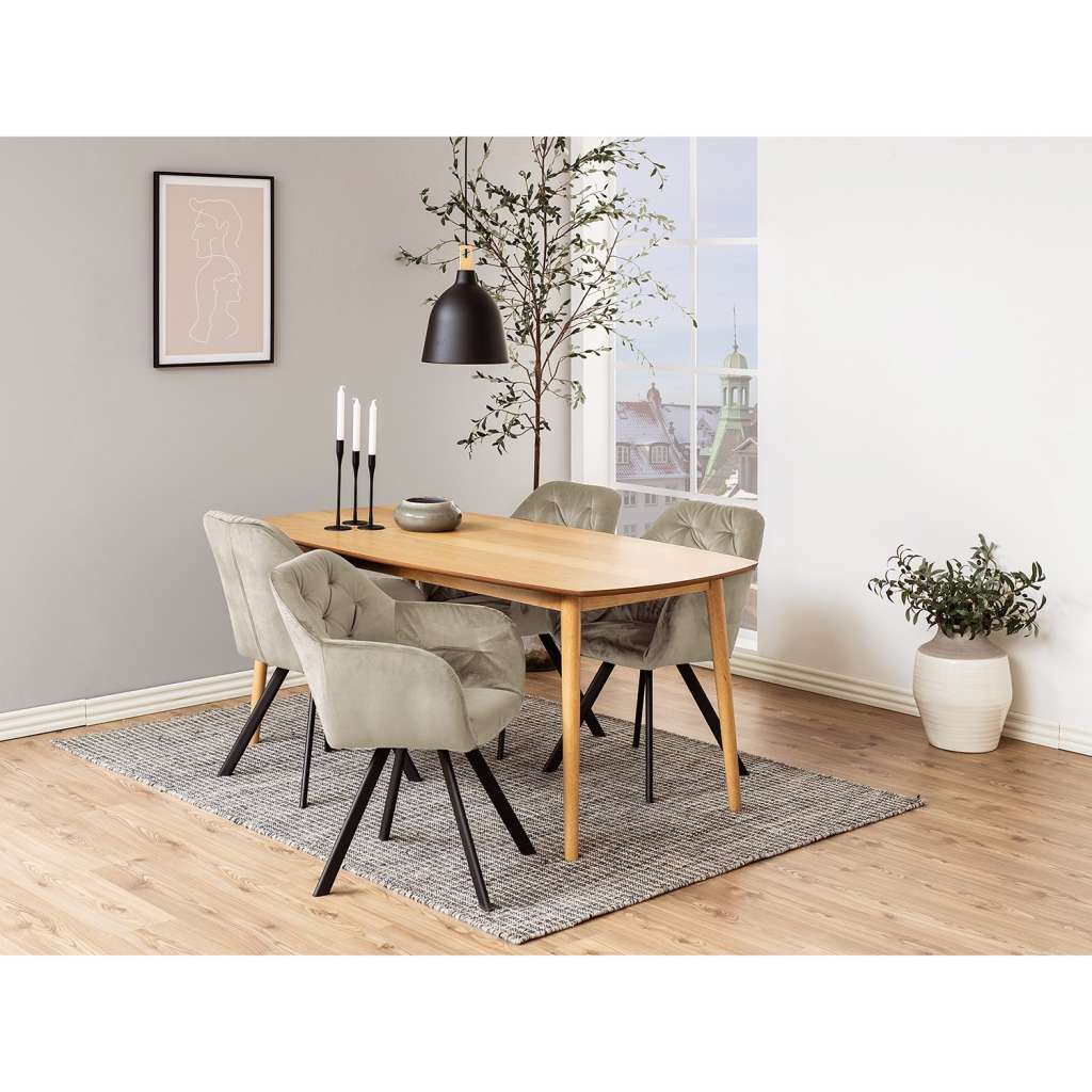 home24 Armlehnenstuhl Roseburg (2er-Set)