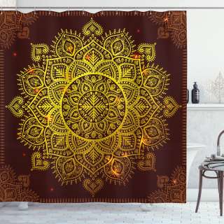 home24 Duschvorhang Oriental Snowflake Art