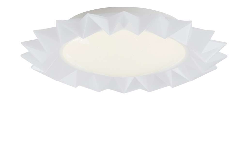 LED-Deckenleuchte, weiß mit Fernbedienung `Sunflower` ¦ weiß Ø: 41 Lampen & Leuchten > Innenleuchten > Deckenleuchten - Höffner
