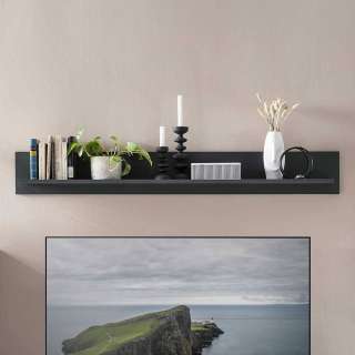 Wand Regal 160 cm breit Anthrazit