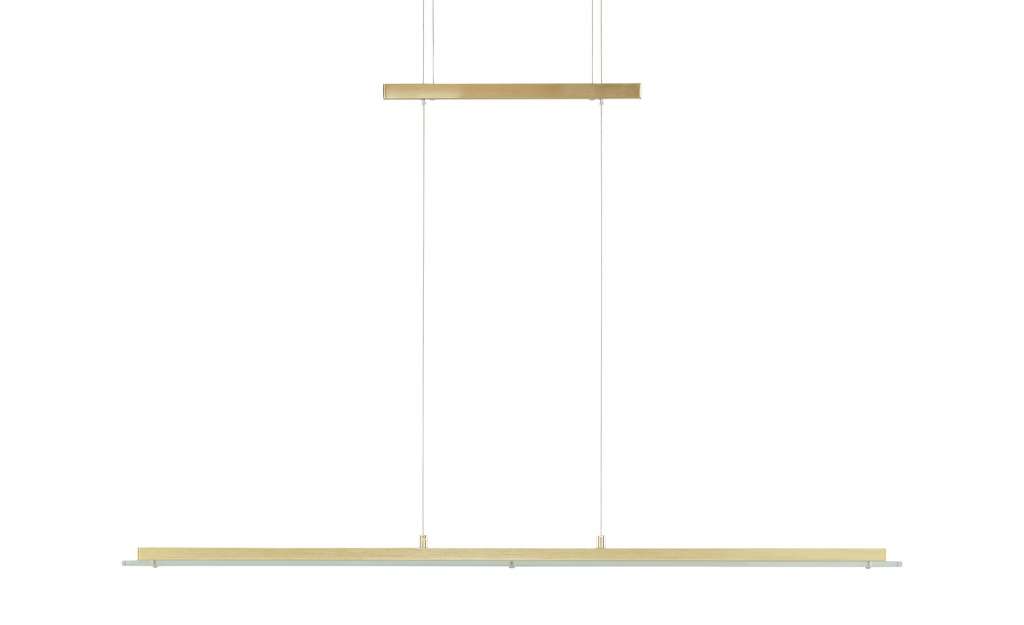 Fischer-Honsel LED-Pendelleuchte, messing matt mit Dimmer ¦ gold Lampen & Leuchten > Innenleuchten > Deckenleuchten - Höffner