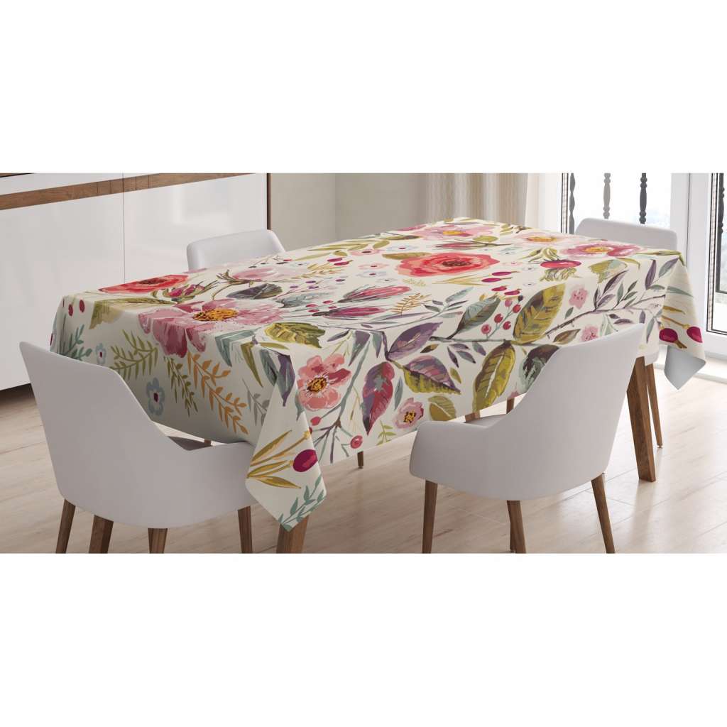 home24 Tischdecke Abstrakte Blumen