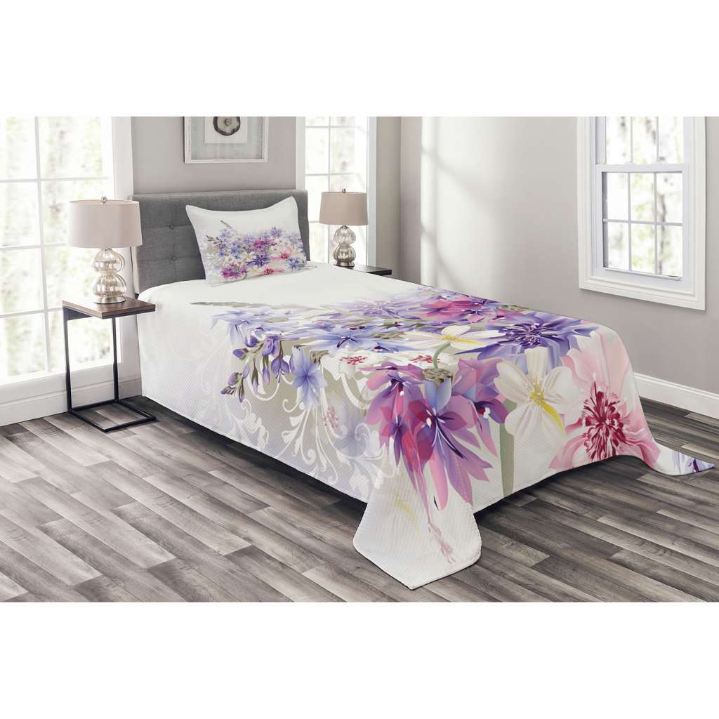 home24 Tagesdecke Blumen