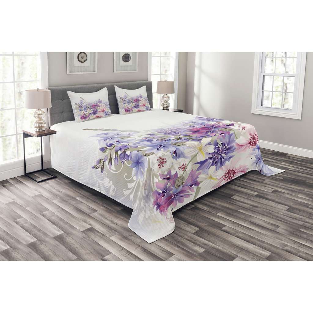 home24 Tagesdecke Blumen