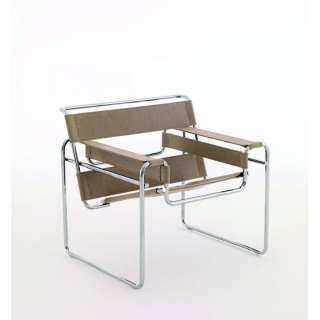 Knoll International - Breuer Original Wassily Loungesessel - Canvas Leinen - indoor