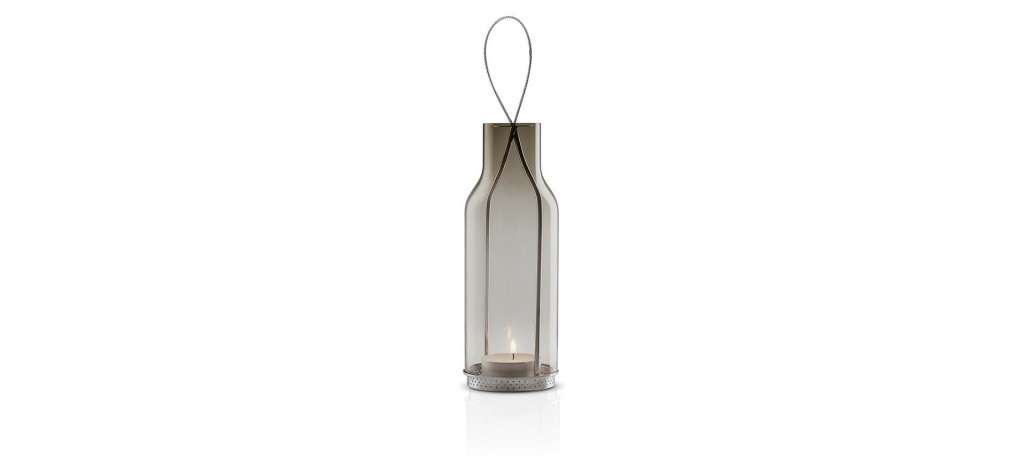 Eva Solo - Glaslaterne - L - smokey grey - indoor