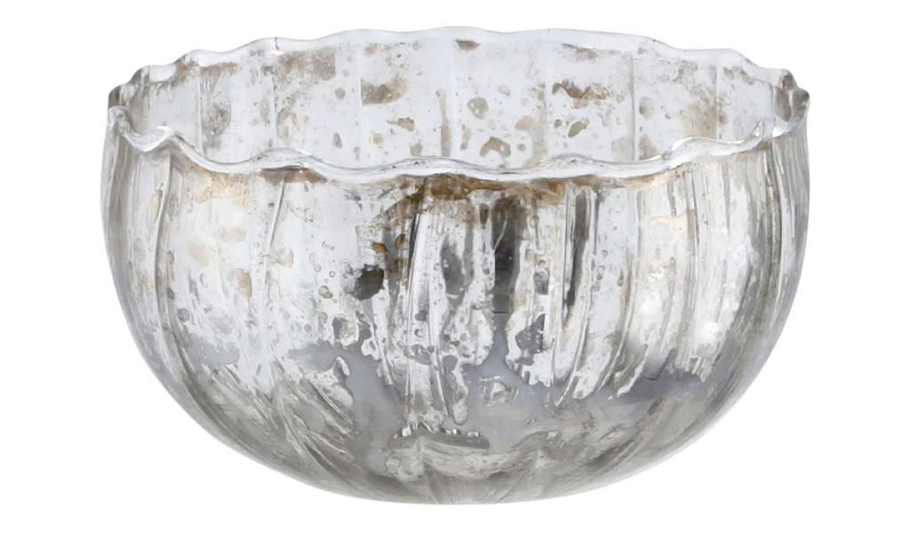 Schwimm-Teelichtglas ¦ silber ¦ Glas  Ø: 6 Dekoration > Kerzen & Lichter > Kerzenständer - Höffner