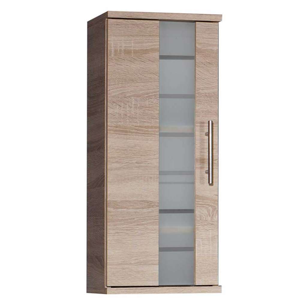 Badezimmerhängeschrank in Sonoma-Eiche 1 türig