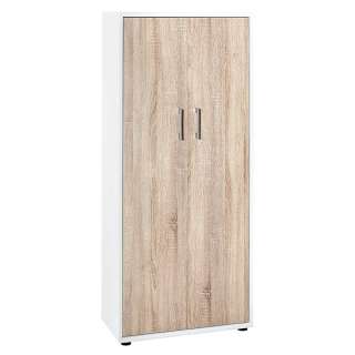 Aktenordnerschrank 147 cm hoch Metallgriffen