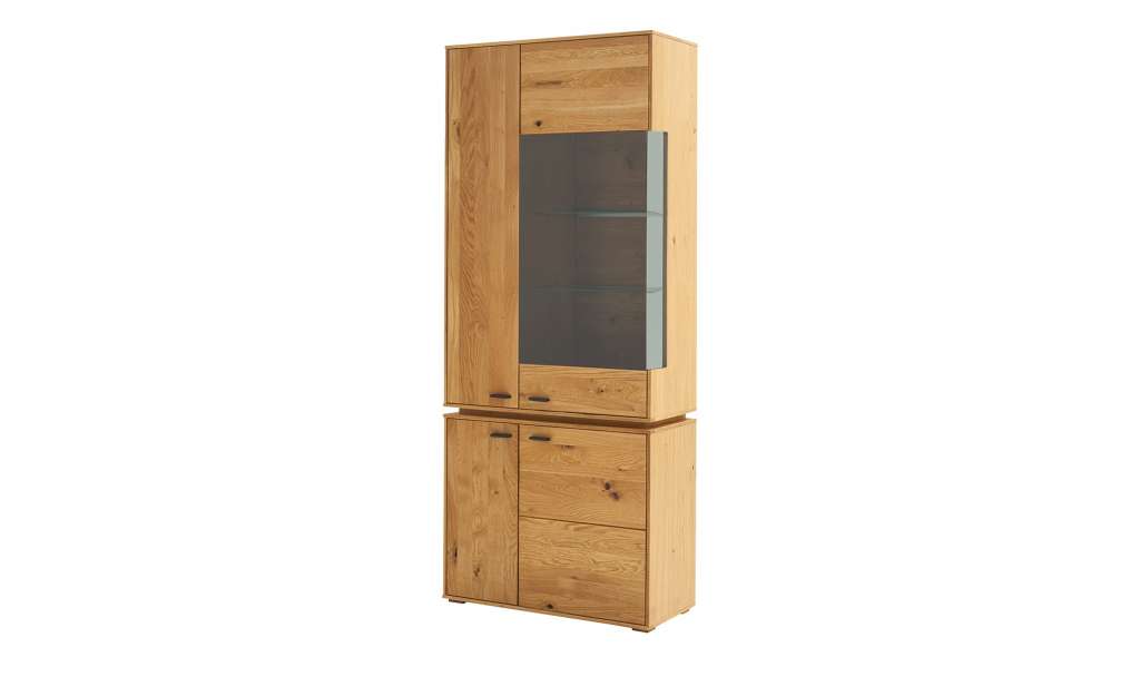 Woodford Kombi-Vitrine  Moris ¦ holzfarben Kommoden & Sideboards > Vitrinen - Höffner