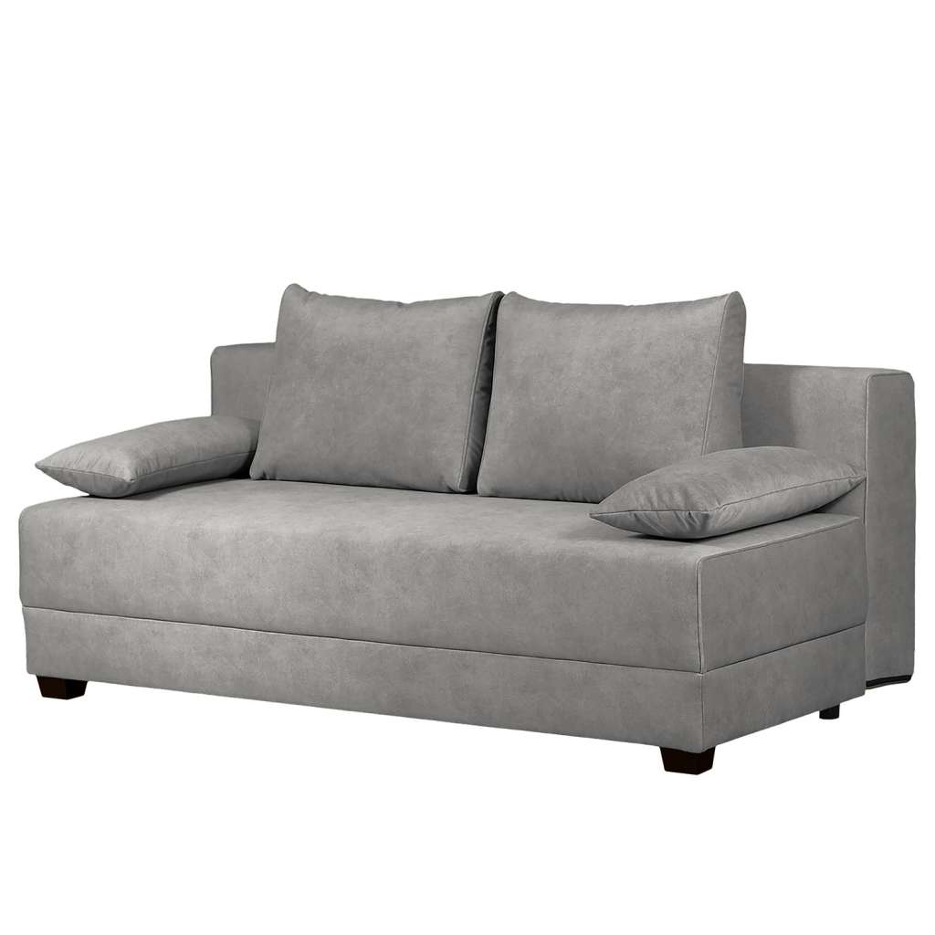 home24 Boxspring-Schlafsofa Dingo Webstoff