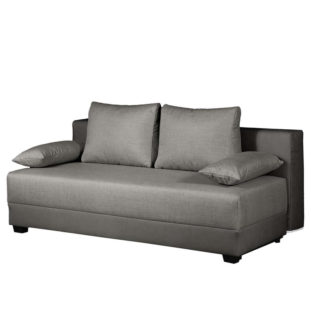 home24 Boxspring-Schlafsofa Dingo Webstoff
