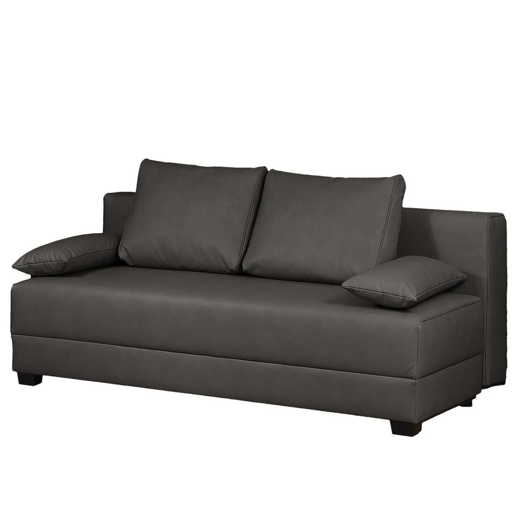 home24 Boxspring-Schlafsofa Dingo Webstoff