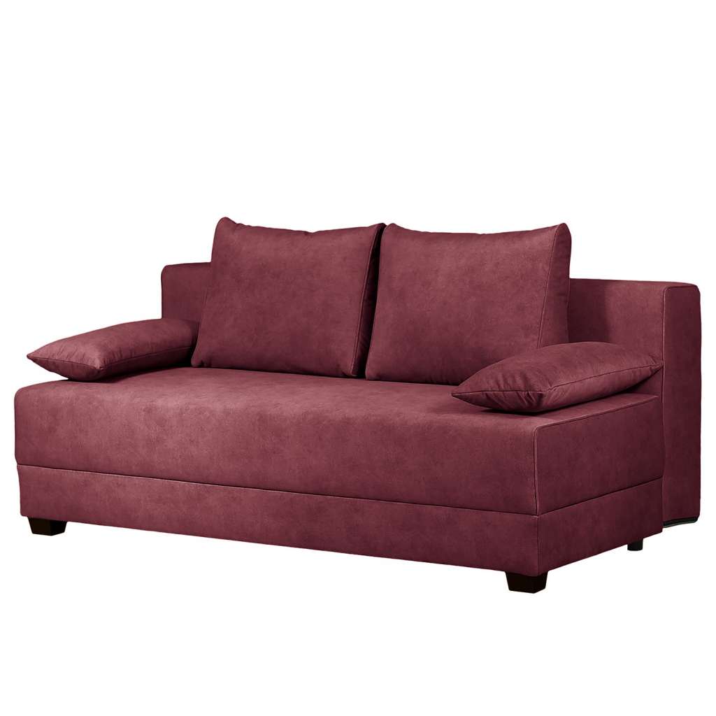 home24 Boxspring-Schlafsofa Dingo Webstoff