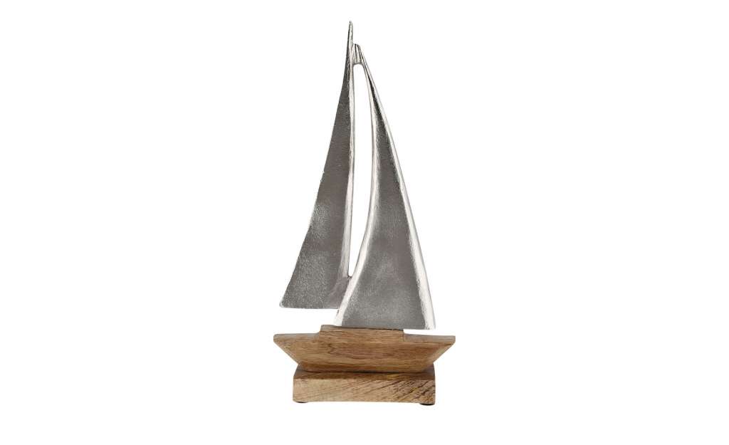 Deko Segelboot ¦ silber ¦ Holz, Aluminium Dekoration > Dekoartikel - Höffner