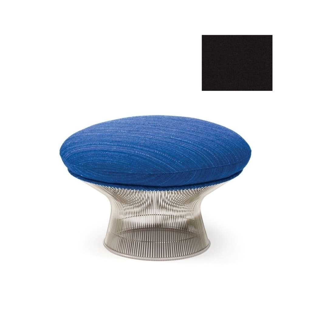 Knoll International - Platner Ottoman - Circa schwarz - 18 Karat Goldbeschichtung - indoor