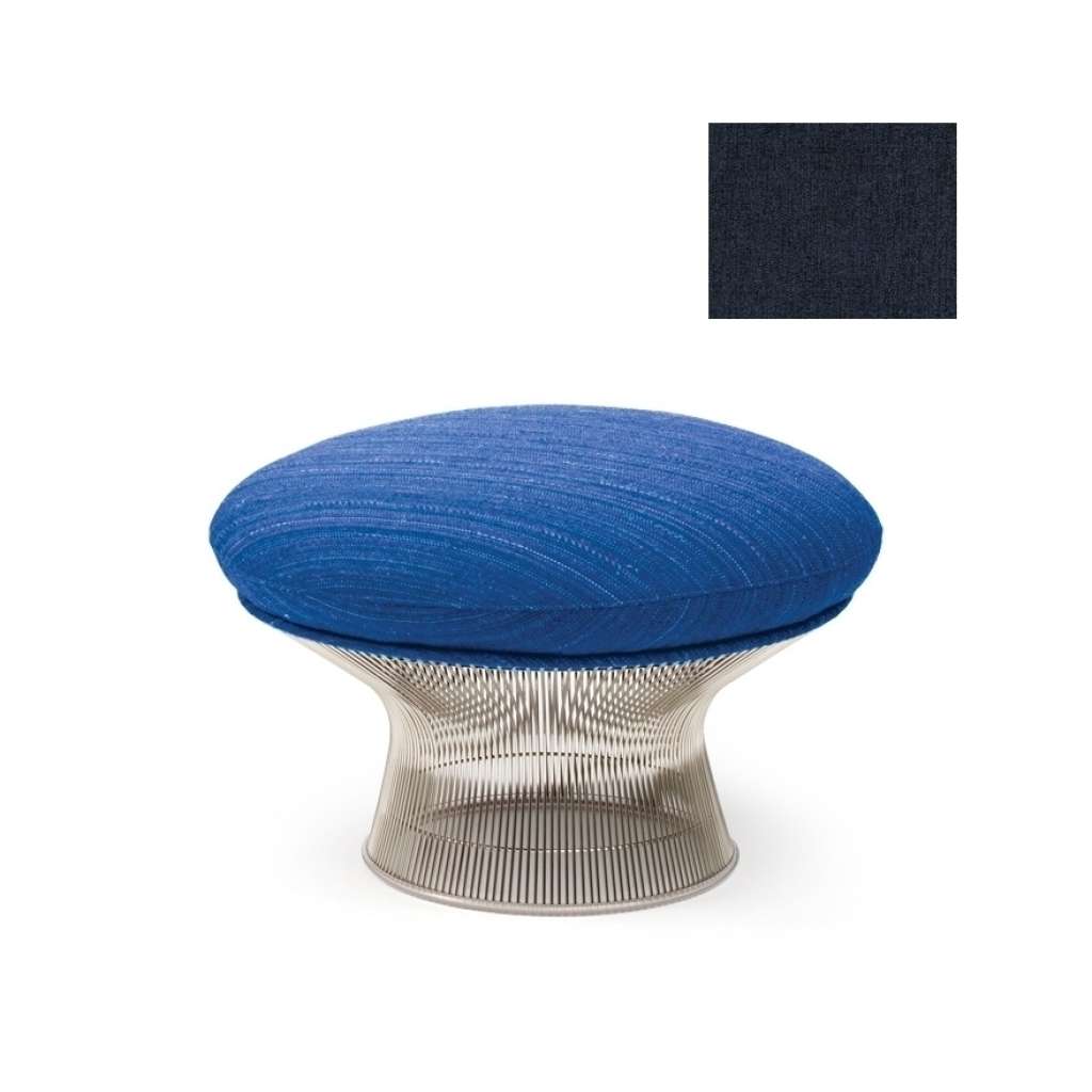 Knoll International - Platner Ottoman - Circa blau - 18 Karat Goldbeschichtung - indoor