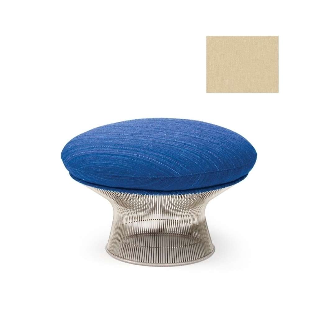 Knoll International - Platner Ottoman - Circa elfenbein - 18 Karat Goldbeschichtung - indoor