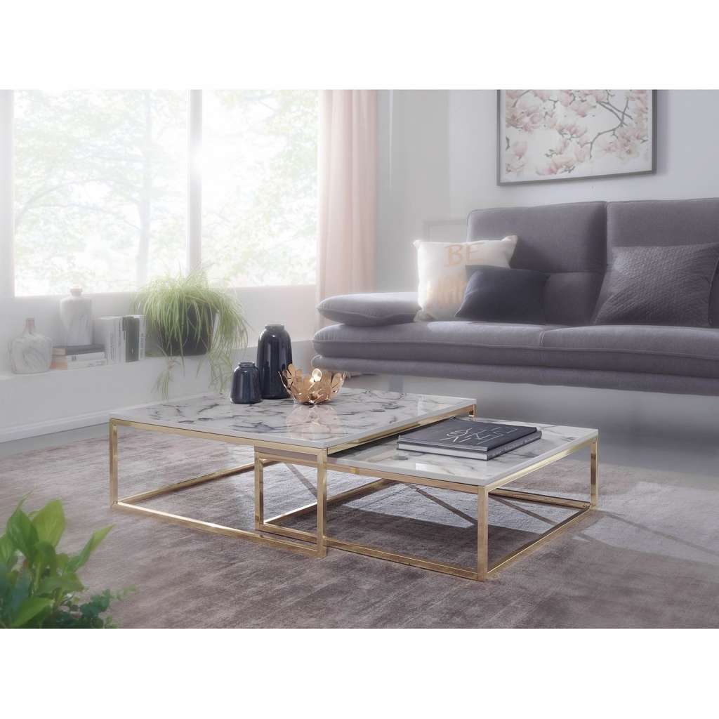 home24 Couchtisch Copperton II (2er-Set)